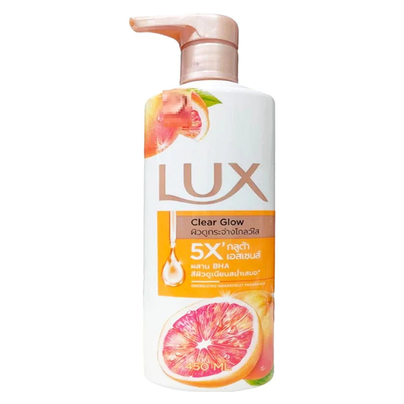 Lux Body Wash Clear Glow Grapefruit Fragrance 450Ml