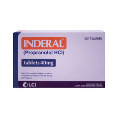 INDERAL 40MG TAB Strip - MamasJan Medicen