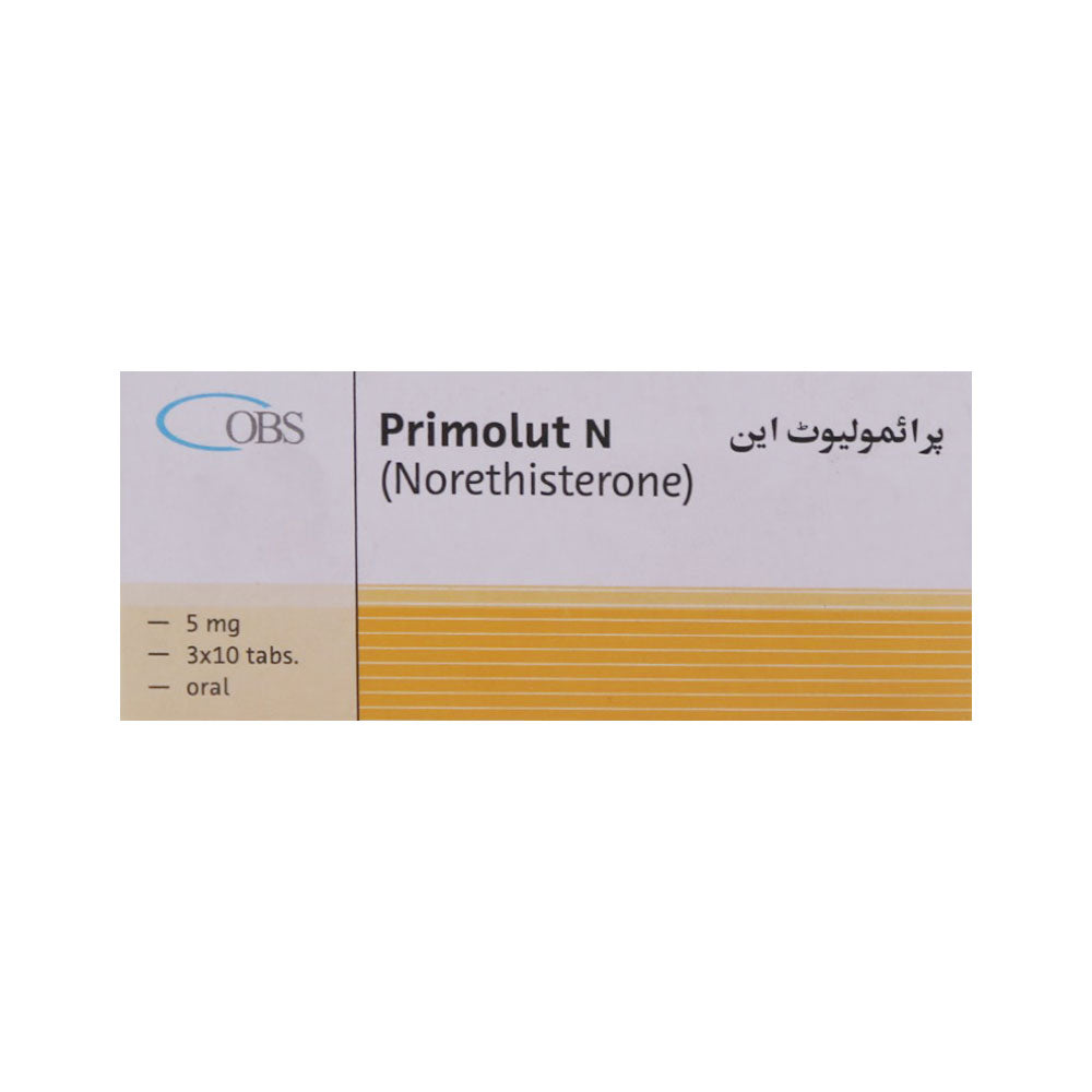 PRIMOLUT N TAB Strip - MamasJan Medicen