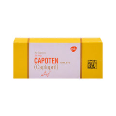 CAPOTEN 50MG TAB Strip - MamasJan Medicen