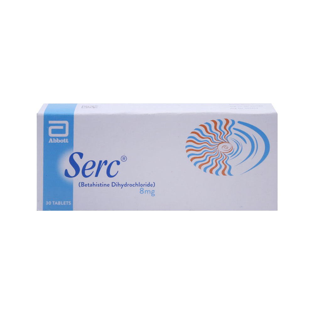 SERC 8MG TAB Strip - MamasJan Medicen