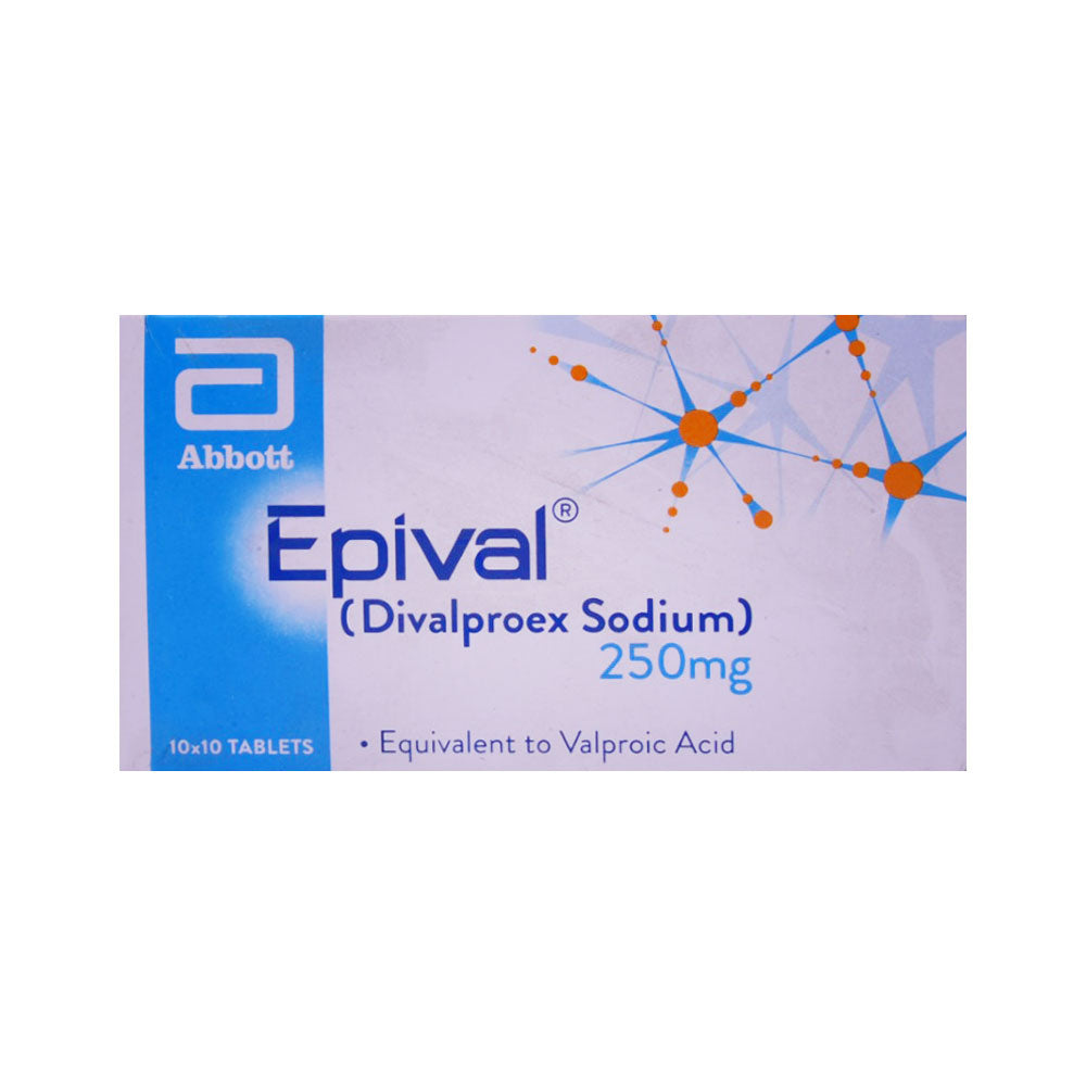 EPIVAL 250MG TAB Strip - MamasJan Medicen