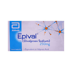 EPIVAL 250MG TAB Strip - MamasJan Medicen