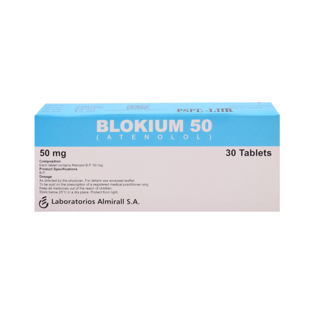 BLOKIUM 50MG TAB 30S Strip - MamasJan Medicen