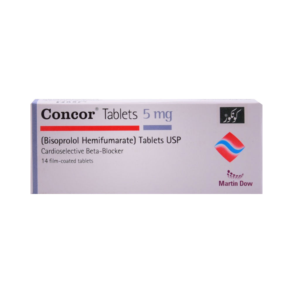 CONCOR 5MG TAB Default Title - MamasJan Medicen