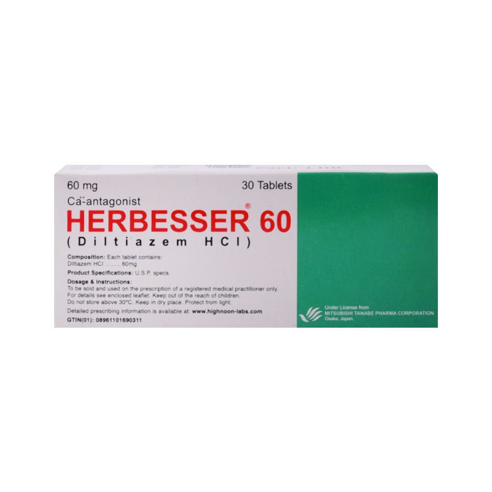 HERBESSER 60MG TAB 30PACK Box - MamasJan Medicen