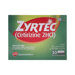 ZYRTEC 10MG TAB 30PACK Default Title - MamasJan Medicen