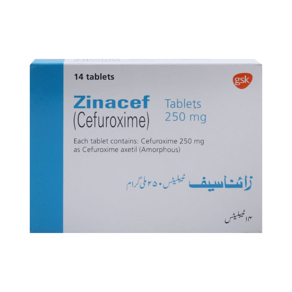 ZINACEF 250MG TAB Strip - MamasJan Medicen