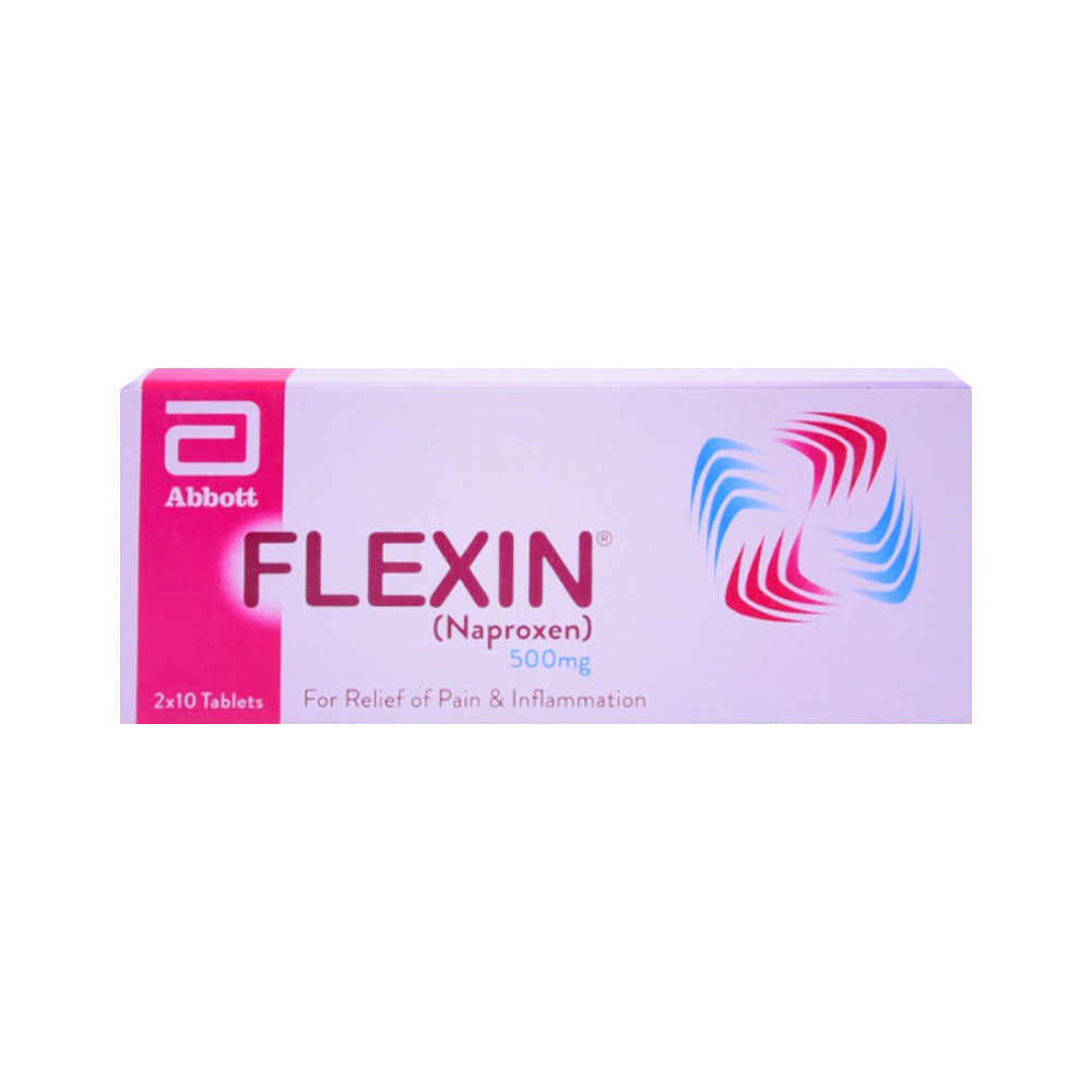 FLEXIN 500MG TAB Strip - MamasJan Medicen