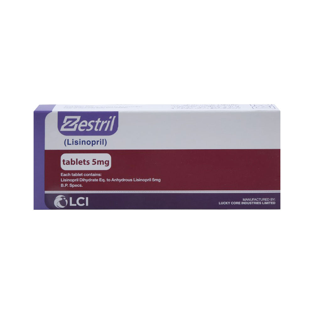 ZESTRIL 5MG TAB Default Title - MamasJan Medicen
