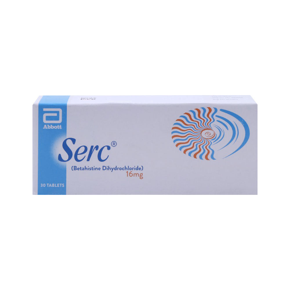 SERC 16MG TAB Strip - MamasJan Medicen