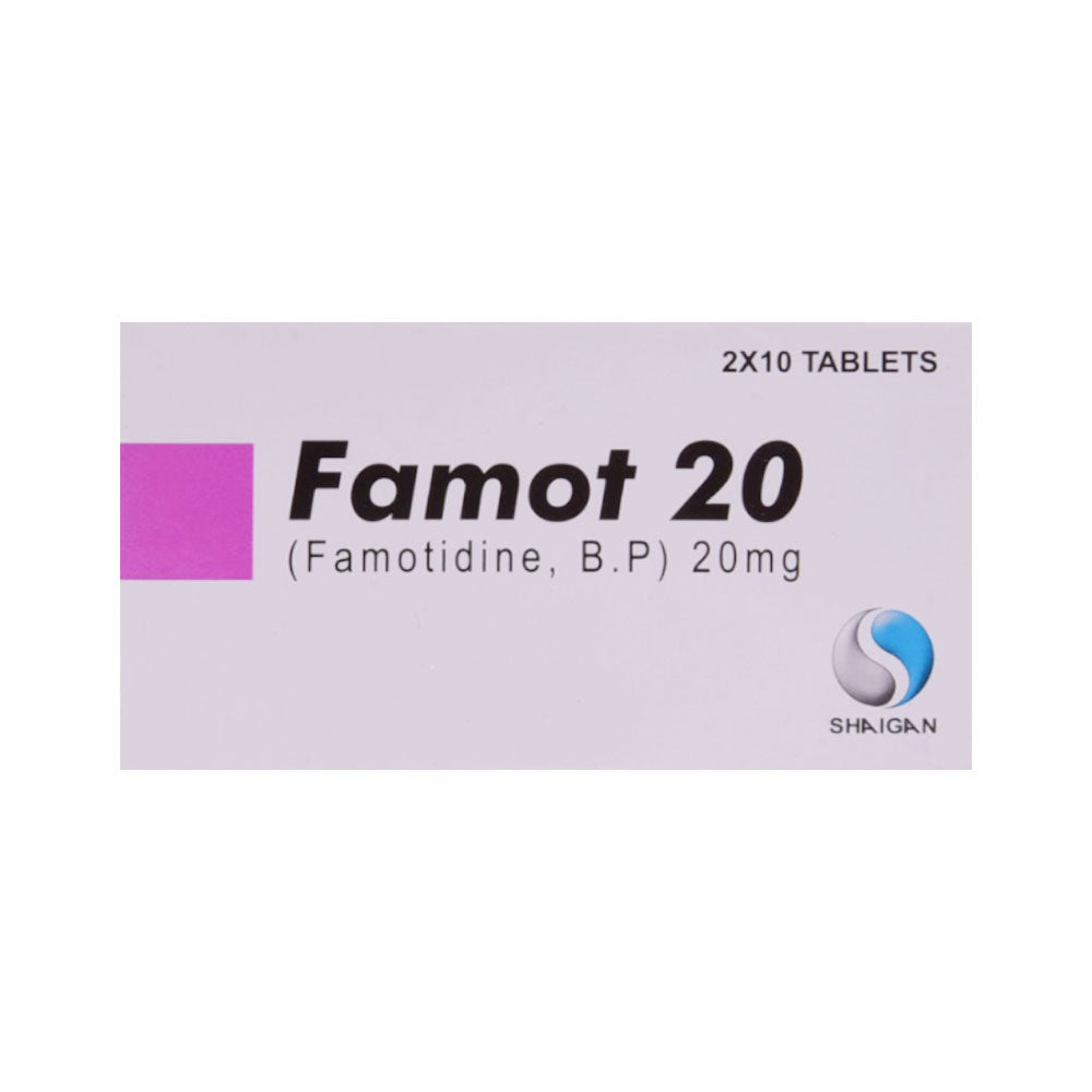 FAMOT 20MG TAB Stip - MamasJan Medicen