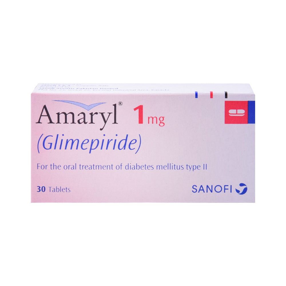 AMARYL 1MG TAB Strip - MamasJan Medicen