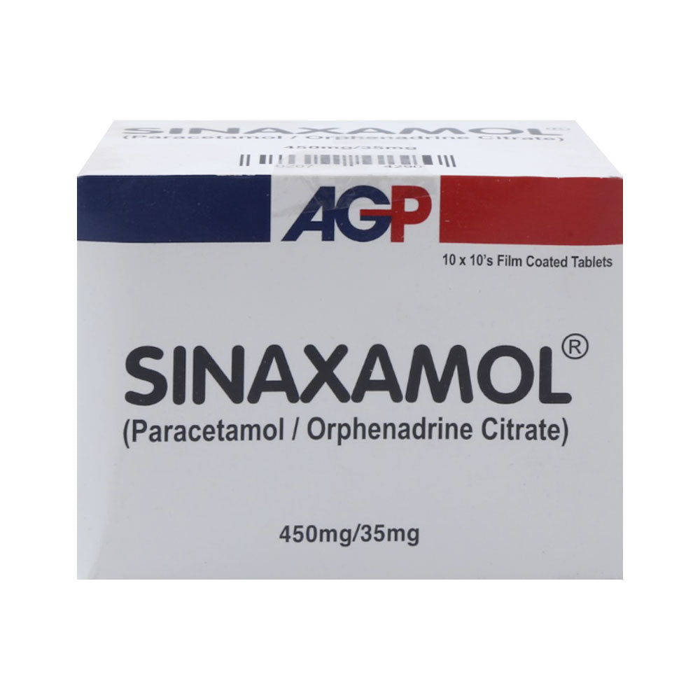 SINAXAMOL TABLETS Stip - MamasJan Medicen