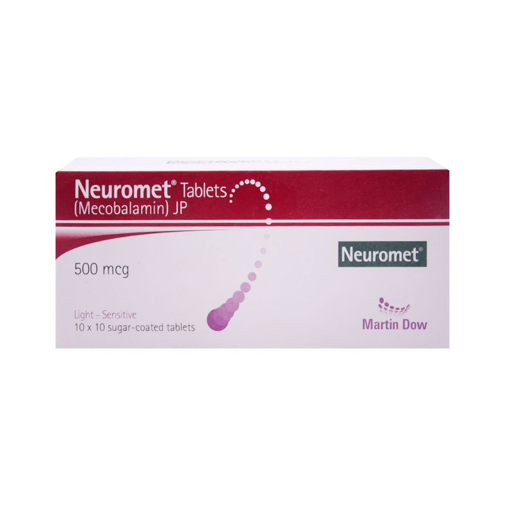NEUROMET 500MCG TAB Strip - MamasJan Medicen
