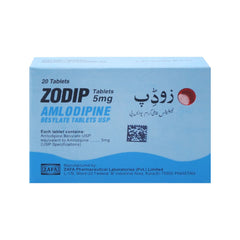 ZODIP 5MG TAB Strip - MamasJan Medicen