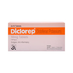 DICLOREP 50MG TAB Strip - MamasJan Medicen
