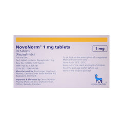 NOVONORM 1MG TAB Strip - MamasJan Medicen