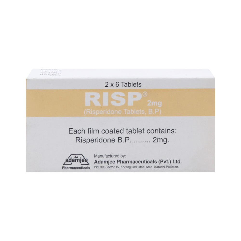 RISP 2MG TAB Strip - MamasJan Medicen