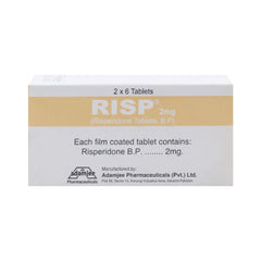 RISP 2MG TAB Strip - MamasJan Medicen