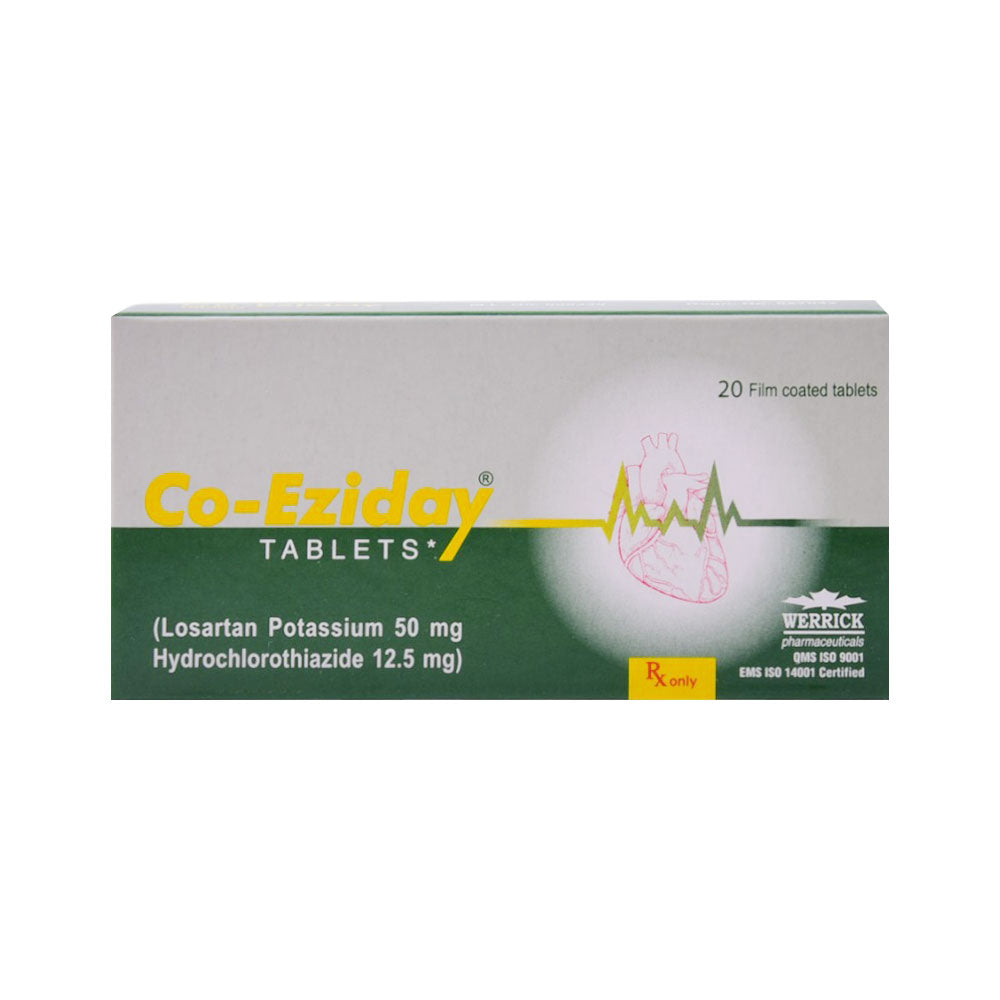 CO EZIDAY 50MG TAB Strip - MamasJan Medicen