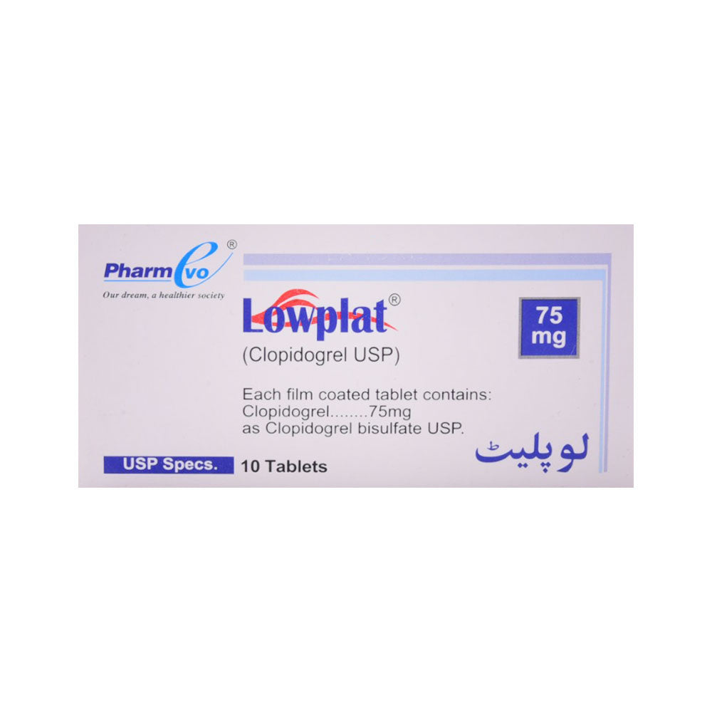 LOWPLAT 75MG TAB 10S Default Title - MamasJan Medicen