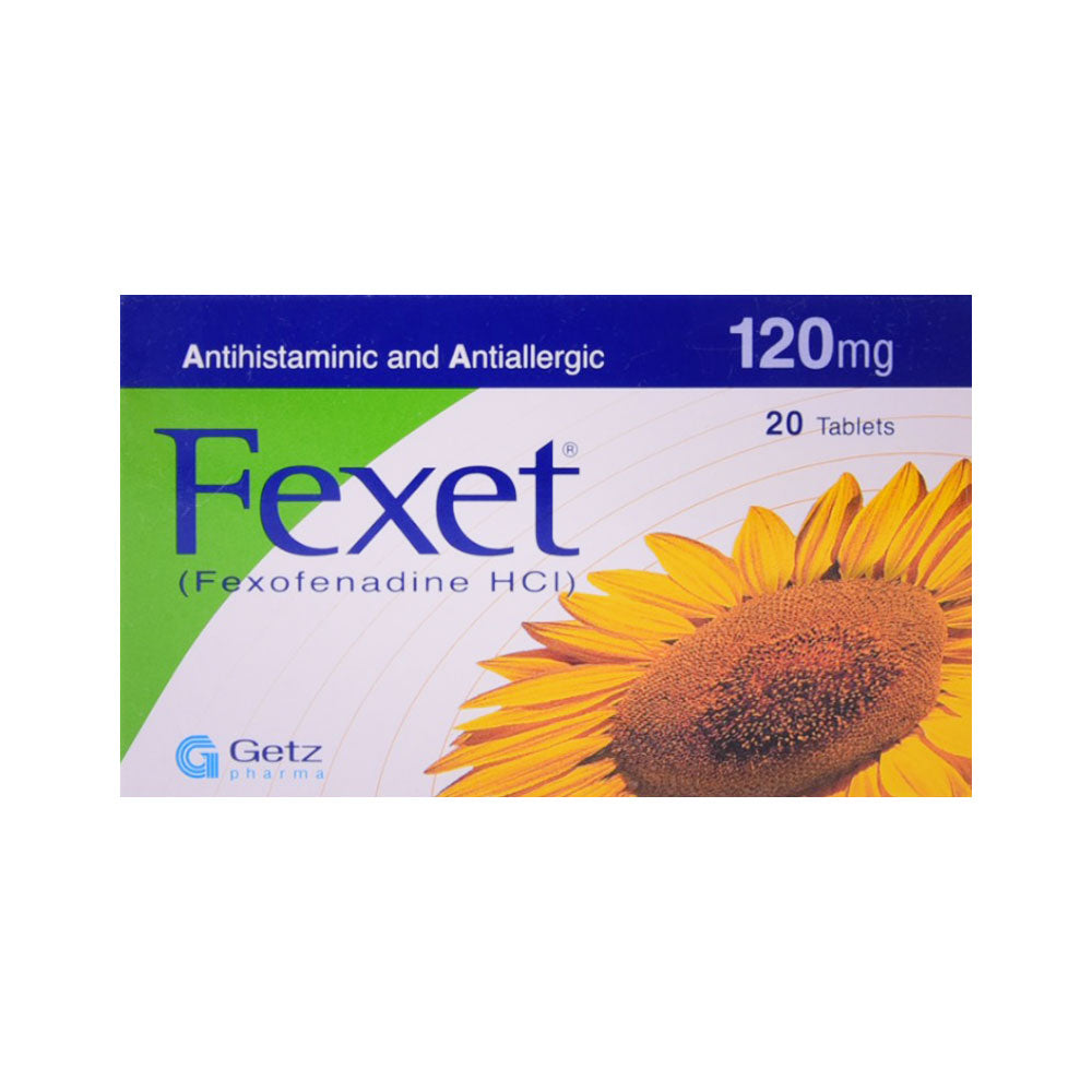 FEXET 120MG TAB Strip - MamasJan Medicen