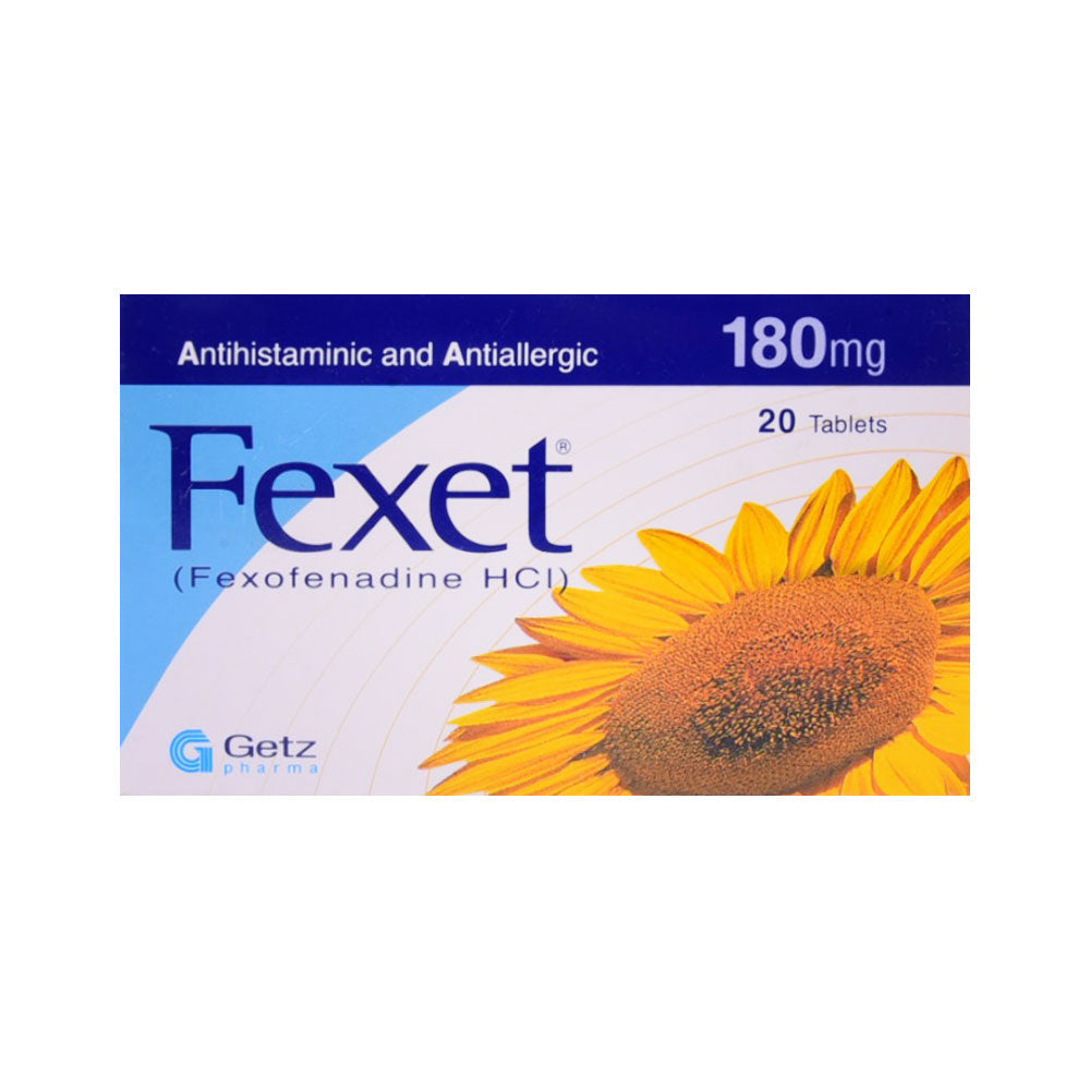 FEXET 180MG TAB Strip - MamasJan Medicen