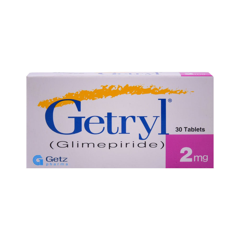 GETRYL 2MG TAB 30S Strip - MamasJan Medicen