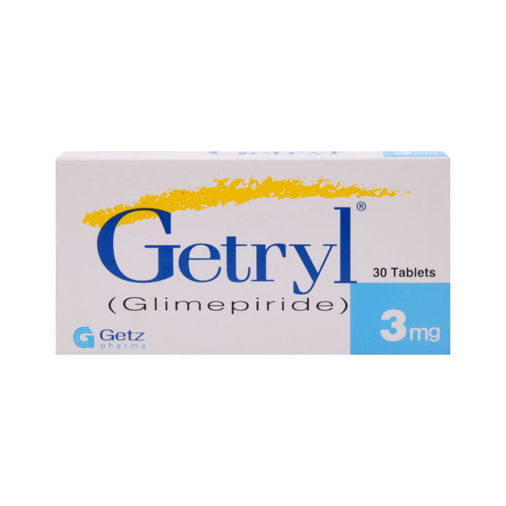GETRYL 3MG TAB 30S Stip - MamasJan Medicen