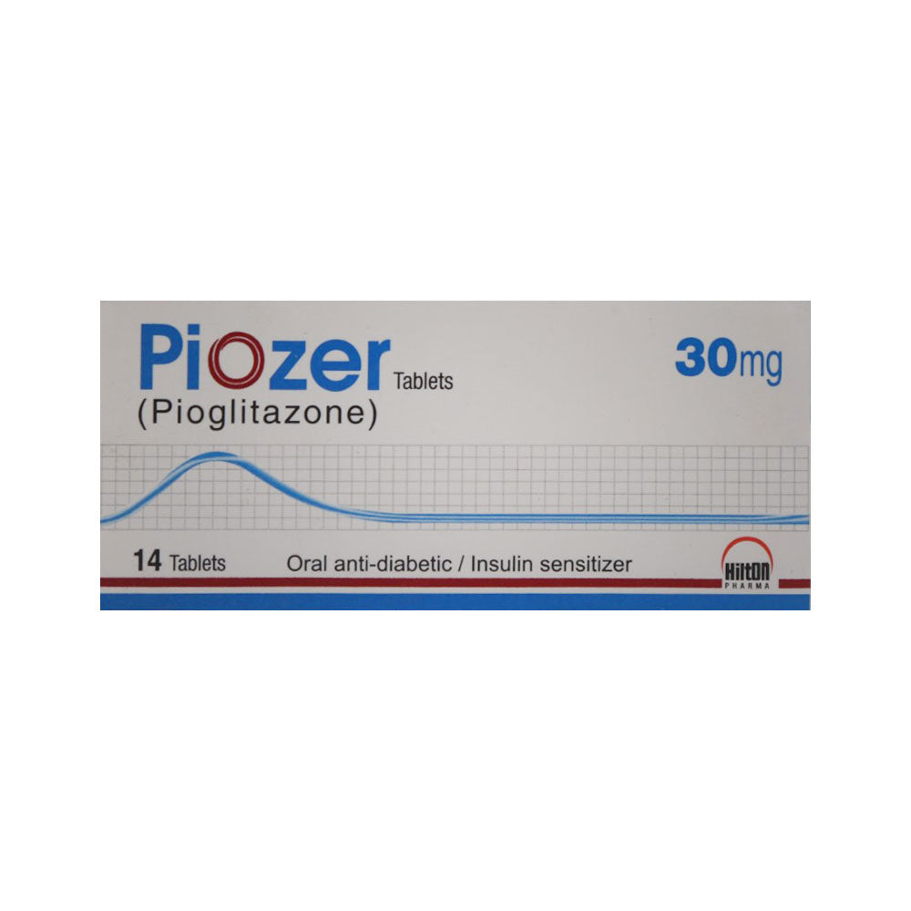 PIOZER 30MG TAB Strip - MamasJan Medicen