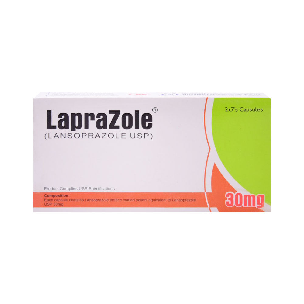 LAPRAZOLE 30MG CAP Strip - MamasJan Medicen