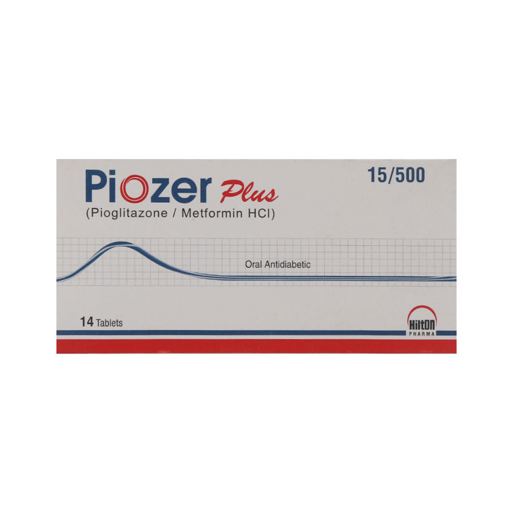 PIOZER PLUS 15/500MG TAB Default Title - MamasJan Medicen