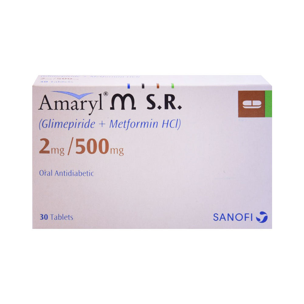 AMARYL MSR 2/500MG TAB Stip - MamasJan Medicen
