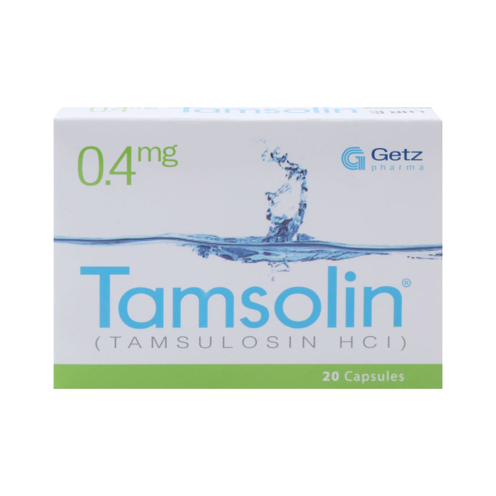 TAMSOLIN 0.4MG CAP 20$ (GETZ) Strip - MamasJan Medicen