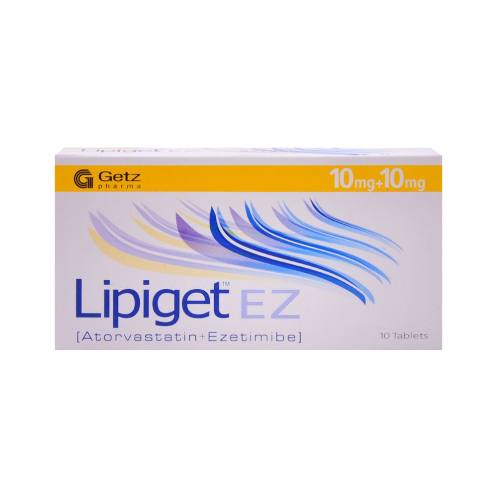 LIPIGET EZ 10MG+10MG TAB Default Title - MamasJan Medicen