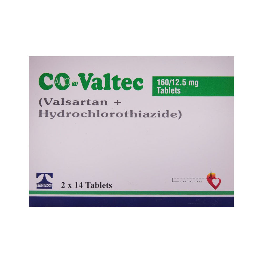 CO VALTEC 160/12.5MG TAB Strip - MamasJan Medicen