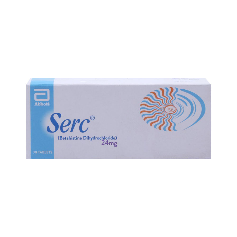 SERC 24MG TAB Strip - MamasJan Medicen