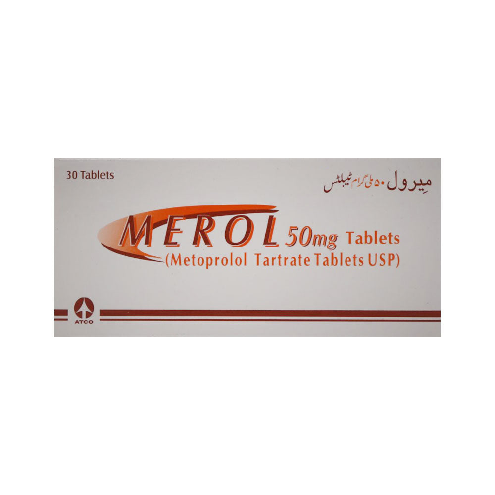 MEROL 50MG TAB Strip - MamasJan Medicen