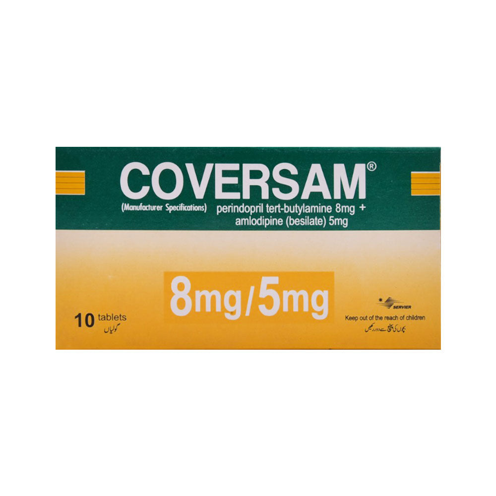 COVERSAM 8MG/5MG TAB Default Title - MamasJan Medicen