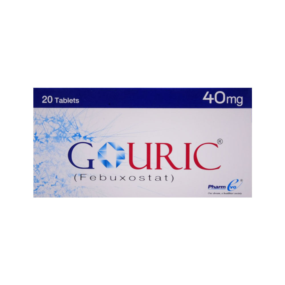 GOURIC 40MG TAB 20S Strip - MamasJan Medicen