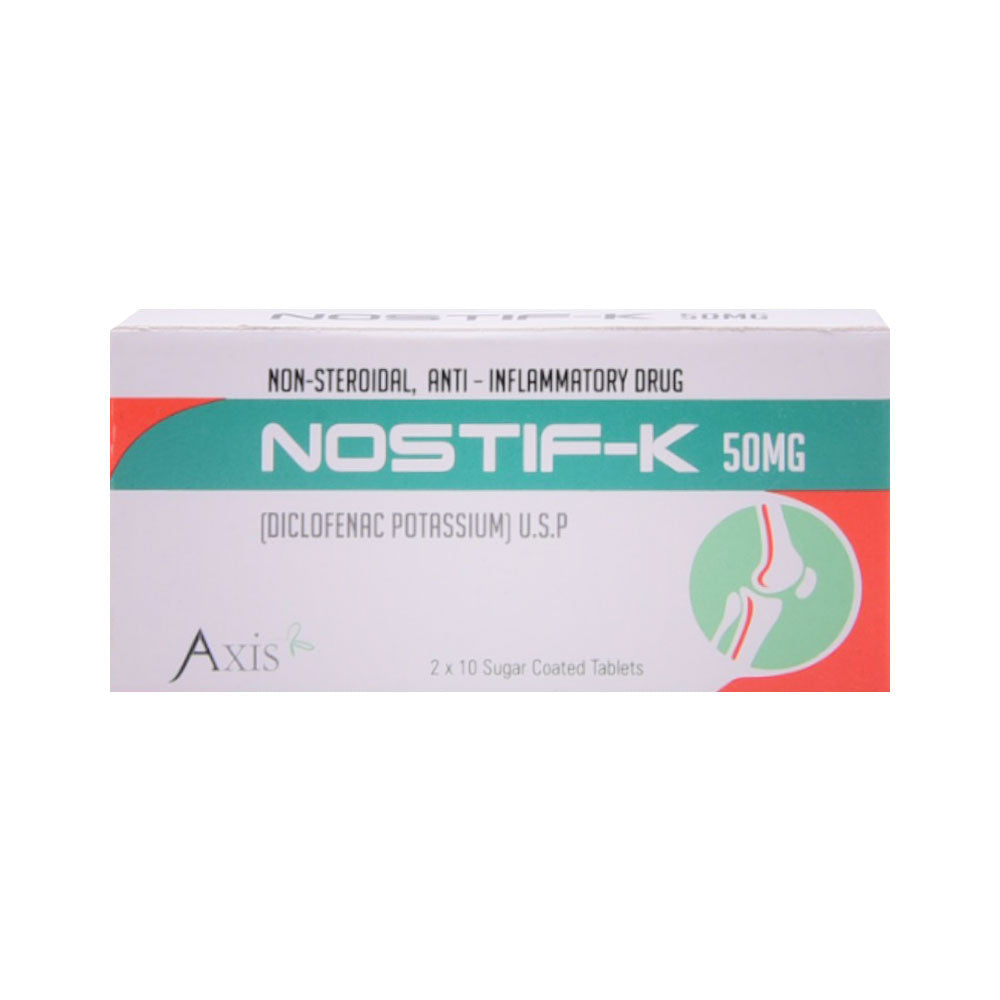 NOSTIF K 50MG TAB Strip - MamasJan Medicen