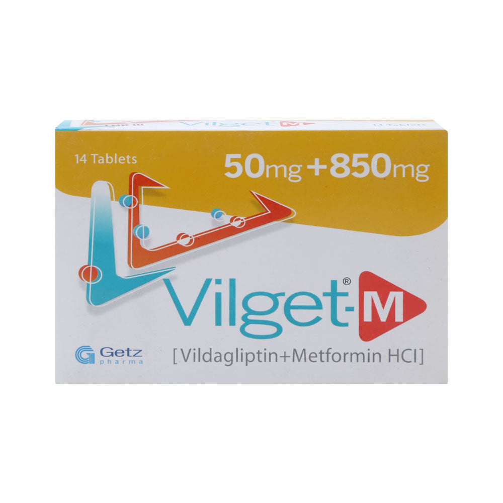 VILGET M 50/850MG TAB 14S Stip - MamasJan Medicen