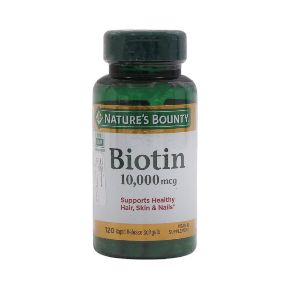 N B BIOTIN 10000MCG 120S Default Title - MamasJan Medicen