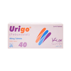 URIGO 40MG TAB Stip - MamasJan Medicen