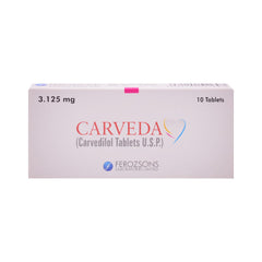 CARVEDA 3.125MG TAB Default Title - MamasJan Medicen