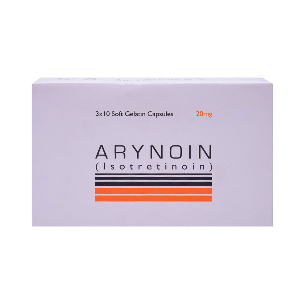 ARYNOIN 20MG CAPS 30S Strip - MamasJan skincare