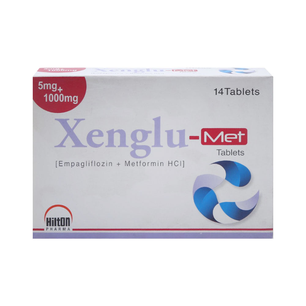 XENGLU MET 5/1000MG TAB Strip - MamasJan Medicen