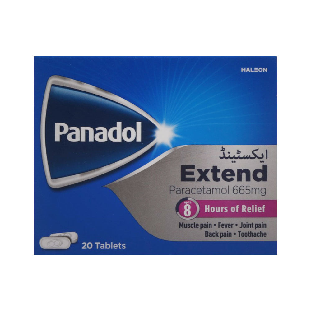 PANADOL EXTEND TAB 20S Strip - MamasJan Medicen