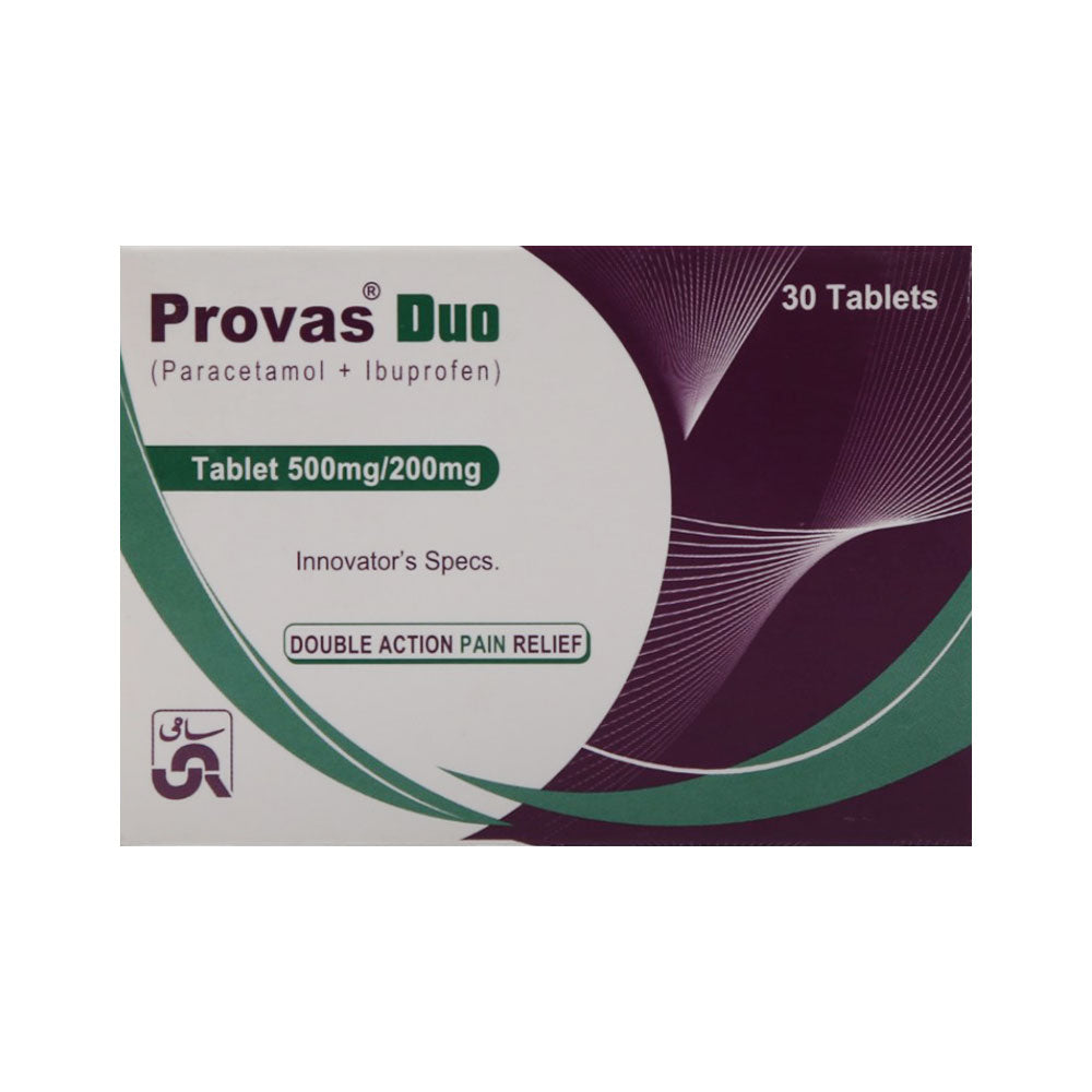 PROVAS DUO 500MG/200MG TAB (30S) Strip - MamasJan Medicen